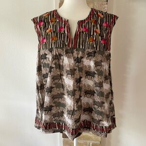 Ivy Jane Animal Print Blouse